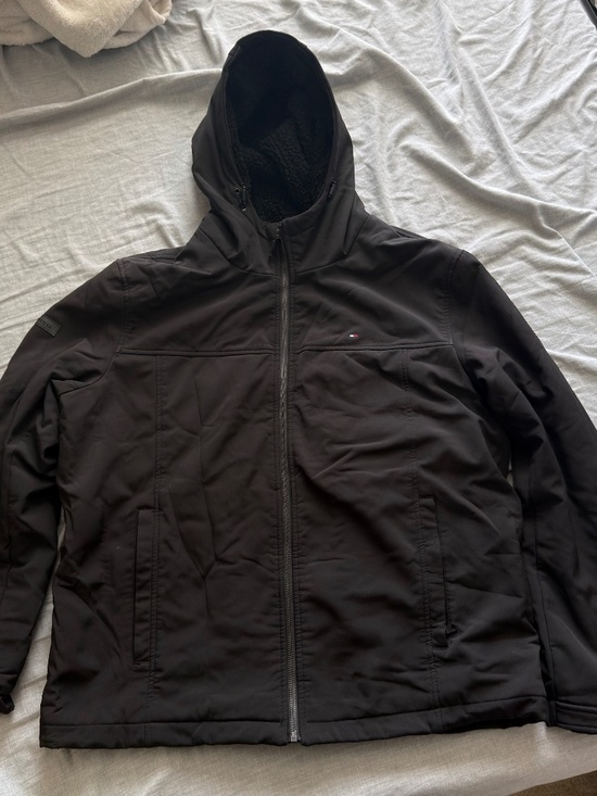 Tommy Hilfiger Other - Tommy Hilfiger Water-Repellent Hooded Jacket — Black, Men's Large